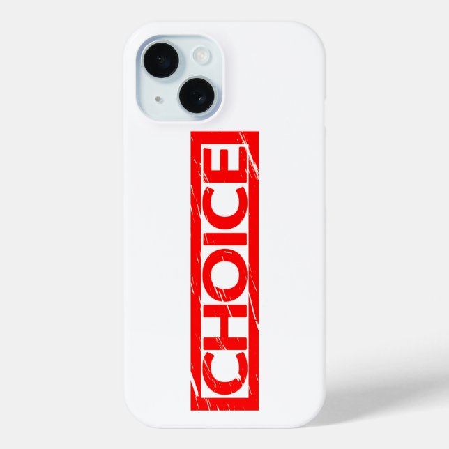 Choice Stamp Case-Mate iPhone Case (Back)