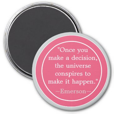 Choices Emerson Inspirational Quote Magnet