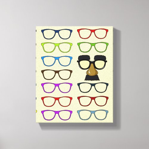 Choices_ Whimsical Eyeglasses Canvas Print