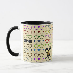 Choices- Whimsical Eyeglasses Pattern Mug