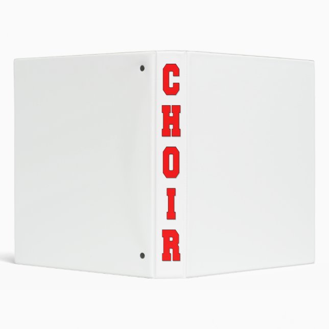 Choir 3 Ring Binder (Background)