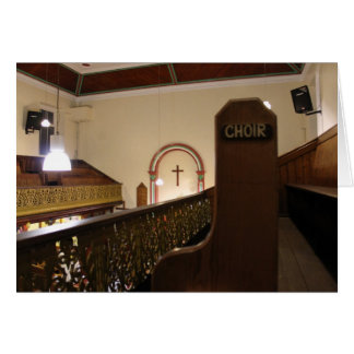 choir bench cards