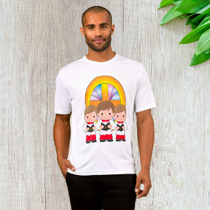 Choir Boys Singing in Church Christian Worship T-Shirt