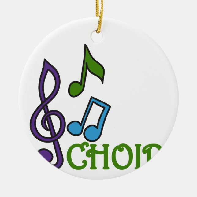 Choir Ceramic Ornament (Front)