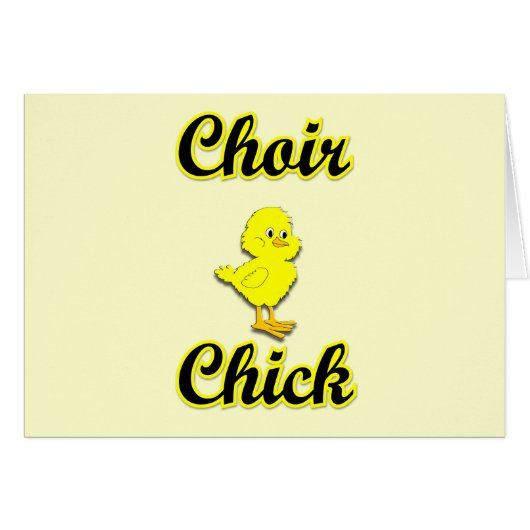 Choir Chick (Front Horizontal)
