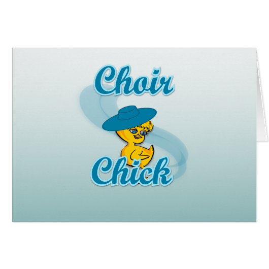 Choir Chick #3 Cards (Front Horizontal)