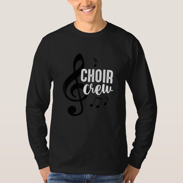 Choir Crew Proud Choir Squad Choir Teacher School  T-Shirt (Front)