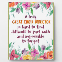 Choir Director Chorus teacher Appreciation Gift