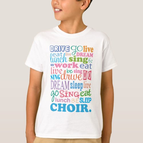 Choir Gift Idea Singer T_Shirt
