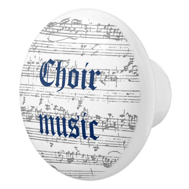 Choir music ceramic pull (Right)