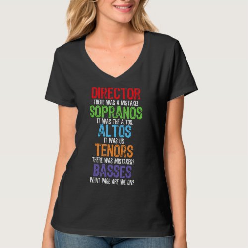 Choir Music Singers T_Shirt