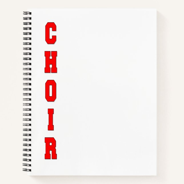 Choir Notebook (Front)