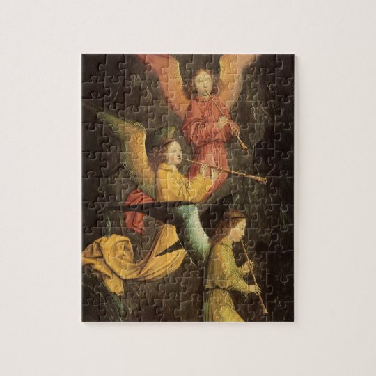 Choir of Angels by Simon Marmion, Renaissance Art Jigsaw Puzzle