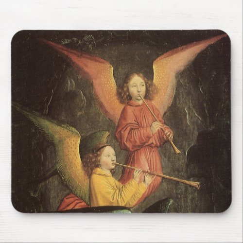 Choir of Angels by Simon Marmion Renaissance Art Mouse Pad
