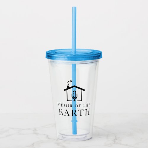 Choir of the Earth acrylic drinks cup tumbler