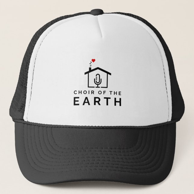 Choir of the Earth Logo - Printed Baseball  Trucker Hat (Front)