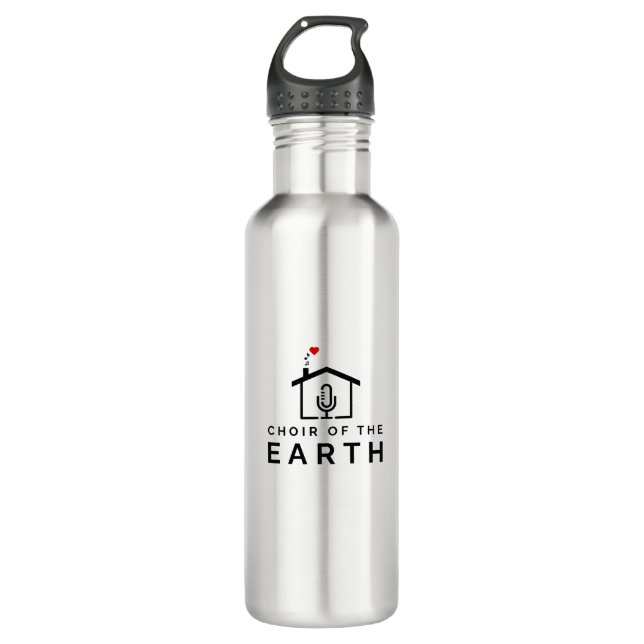 Choir of the Earth Logo Stainless Steel Water Bottle (Front)