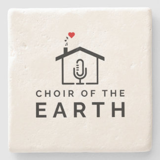 Choir of the Earth Logo -  Stone Coaster