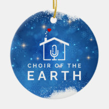 Choir of the Earth Logo - Winter Christmas - Blue