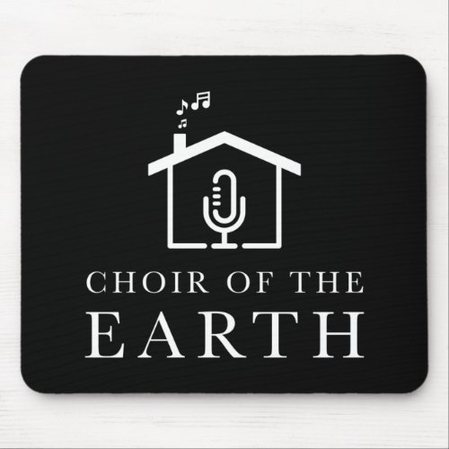 Choir of the Earth mouse mat _ black