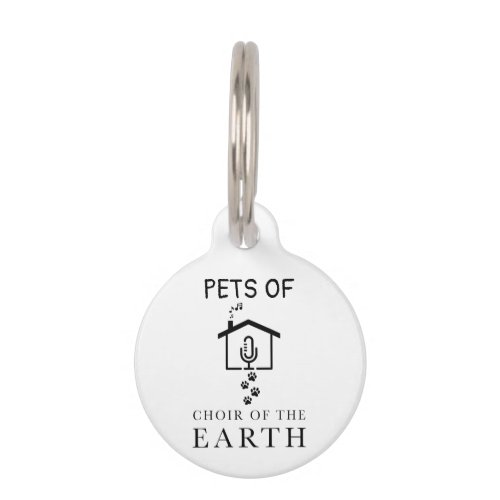 Choir of the Earth pet ID tag