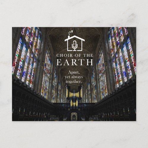 Choir of the Earth postcard