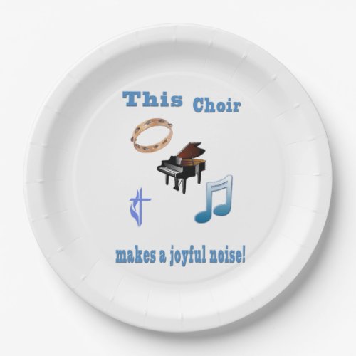 Choir  paper plates