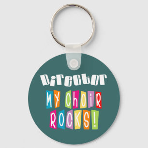 Choir Rocks Director Keychain