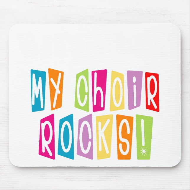 Choir Rocks Director Mouse Pad (Front)