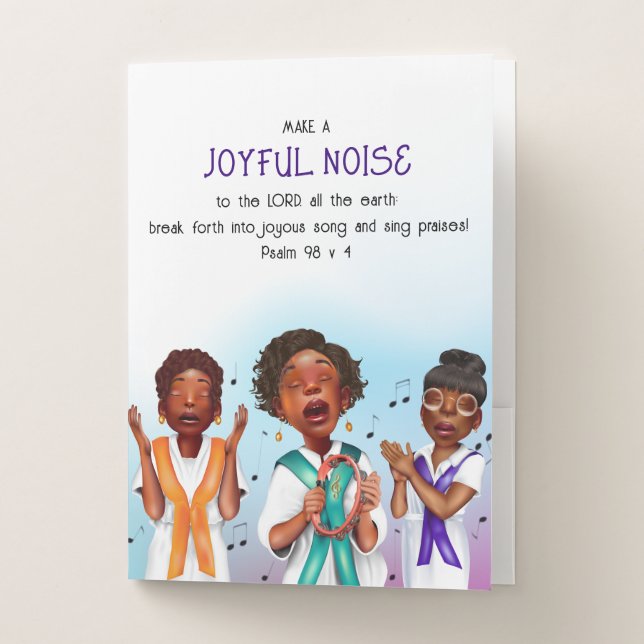 Choir Scripture Pocket Folder (Front)