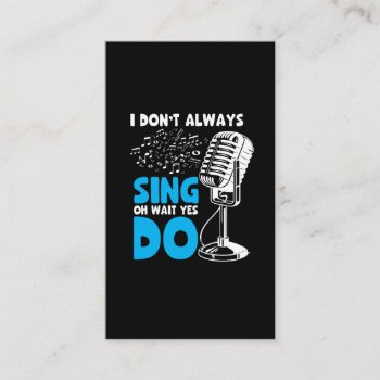 Choir Singer Karaoke Queen Musician Music Lover Business Card by Designer_Store_Ger at Zazzle