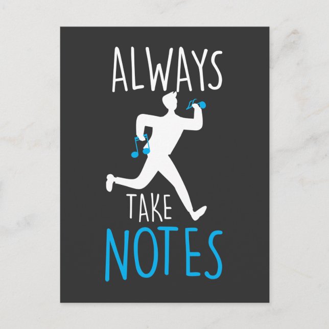 Choir Singer Musician Musical Orchestra Lover Postcard (Front)