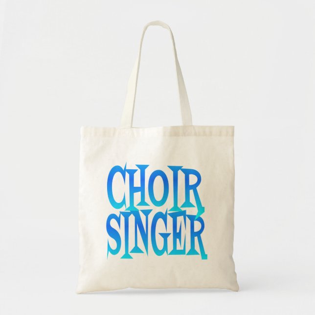 Choir Singer Tote Bag (Front)