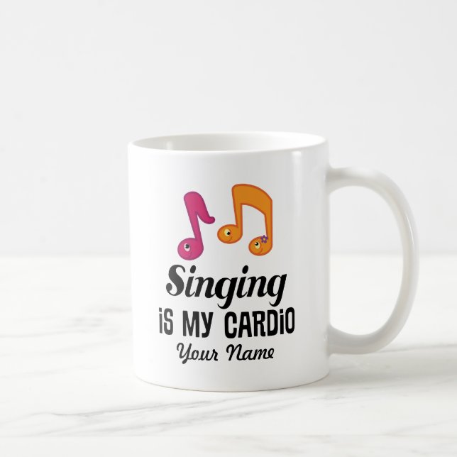 Choir Singing is my Cardio Music Gift Mug (Right)