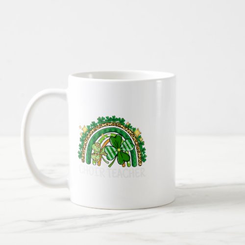 Choir Teacher Rainbow Lucky St Patricks Day Shamro Coffee Mug