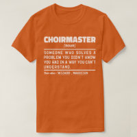 Choirmaster Noun Definition Choir Director Funny