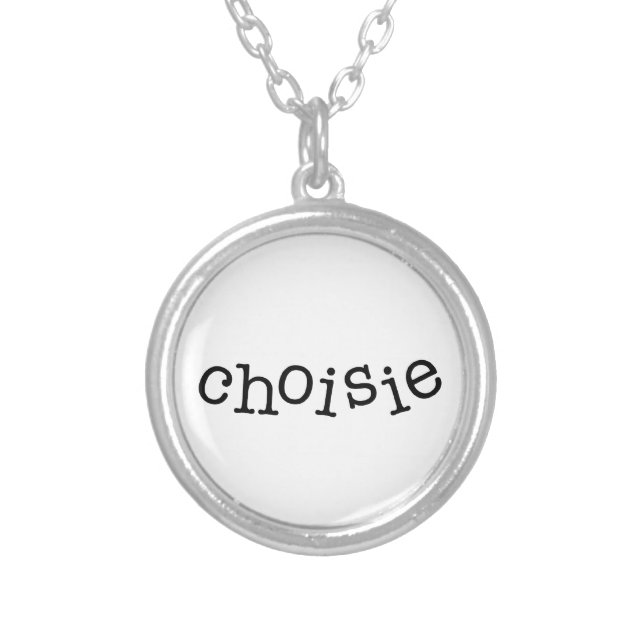 Choisie necklace - white background (Front)