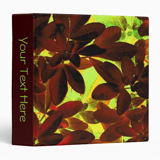 Choisya Autumn 2 'Your Text' binder (Front/Spine)