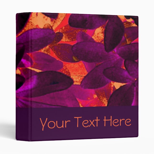 Choisya Autumn 3 'Your Text Here' binder (Front/Spine)