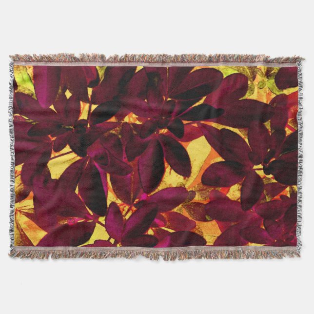 Choisya Autumn throw Blanket (Front)