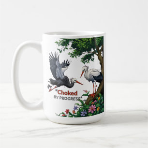 Choked by Progress – Eco Awareness Mug