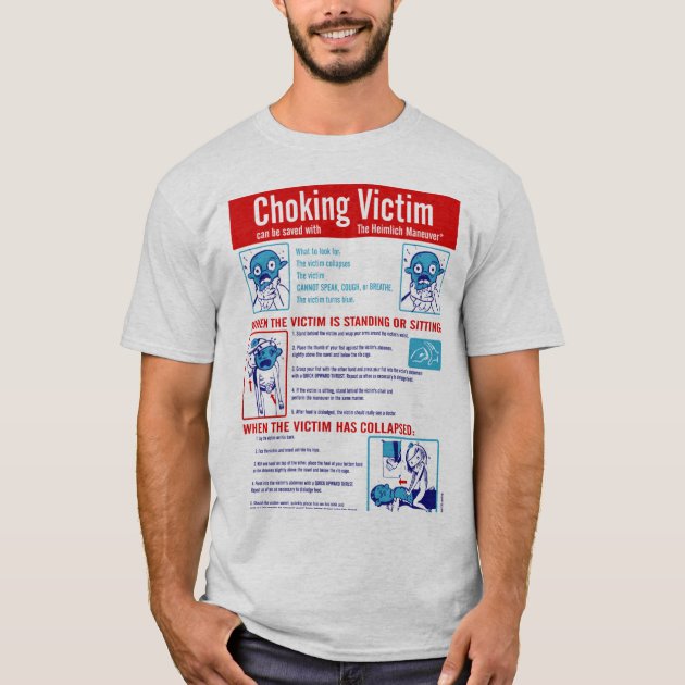 choking victim t shirt