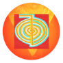 CHOKURAY : CHO KU RAY Reiki Healing Symbol Classic Round Sticker