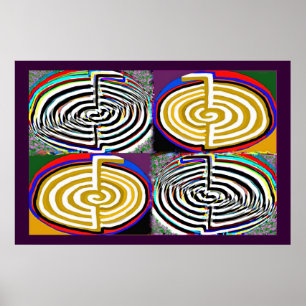 Chokuray Chokuray  - Reiki Healing Symbol Poster