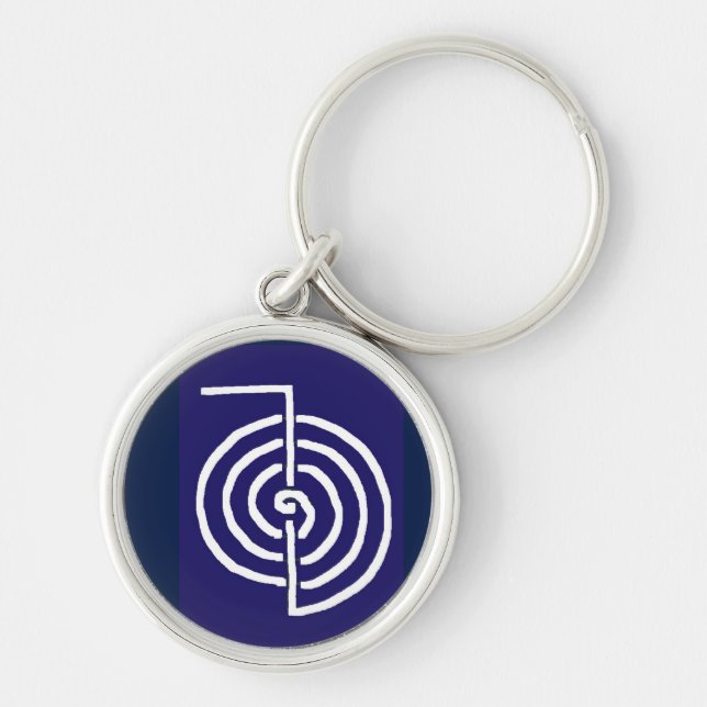 CHOKUREI  Reiki Basic Healing Symbol TEMPLATE gift Keychain (Front)