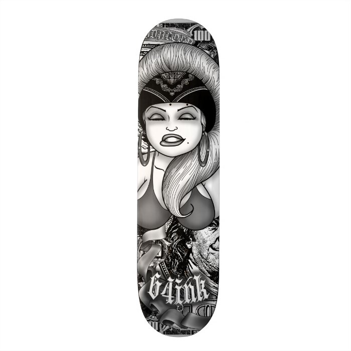 CHOLA ART SKATEBOARD 1