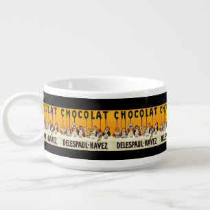 Cholat Delespaul Havez Children with Cocoa Syrup Bowl