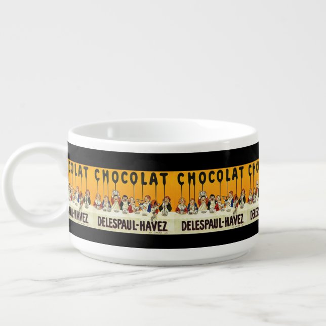 Cholat Delespaul Havez Children with Cocoa Syrup Bowl (Right)