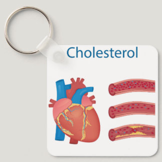 Cholesterol Keychain