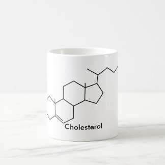Cholesterol Structure  Mug carbon backbone view